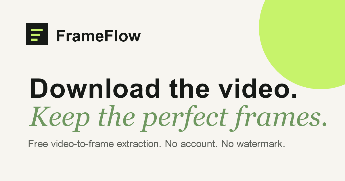 problem: getting a single frame from an Instagram video logo
